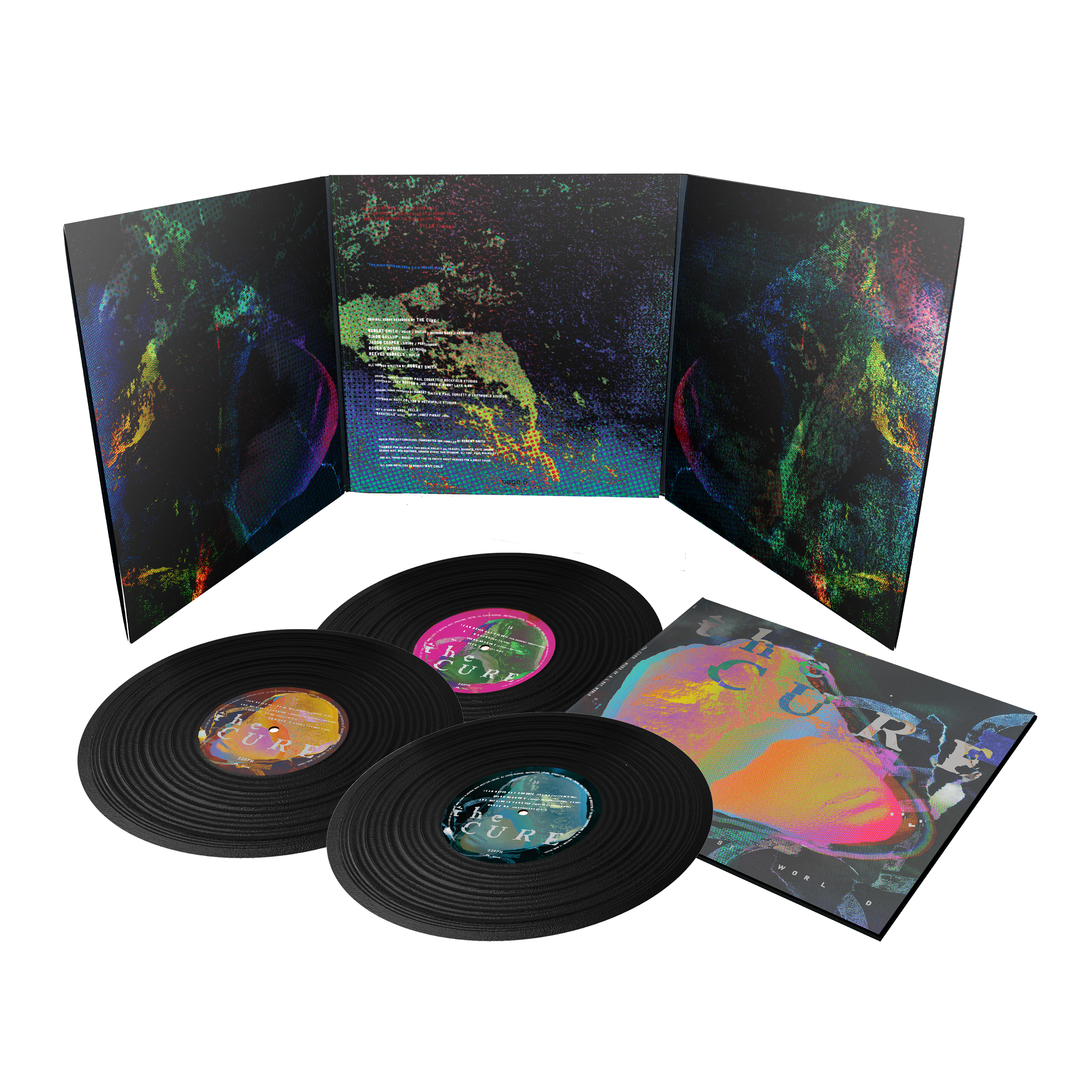 The Cure Mixes Of A Lost World Deluxe Tri-Gatefold 3LP 406489